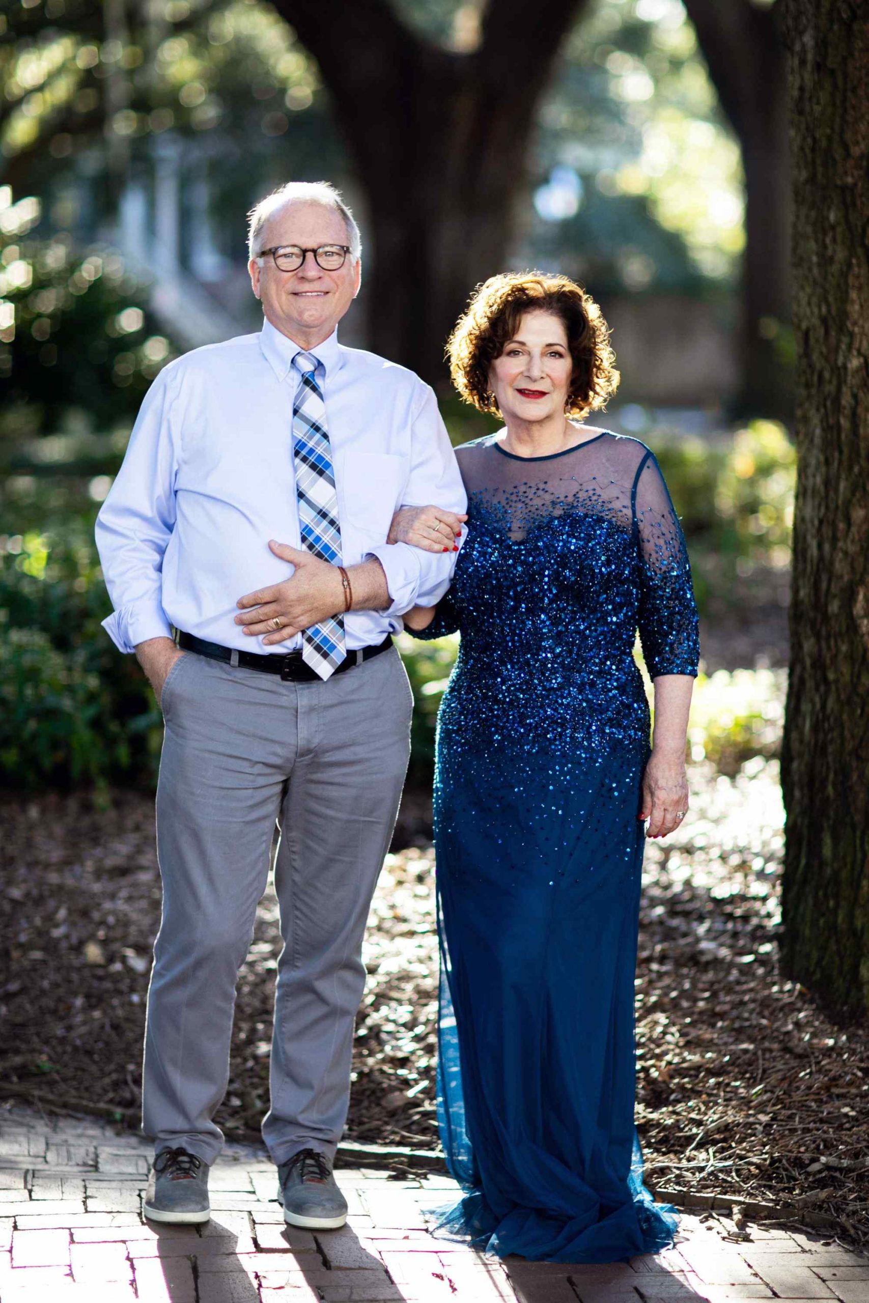 couples glamour session portrait in Savannah