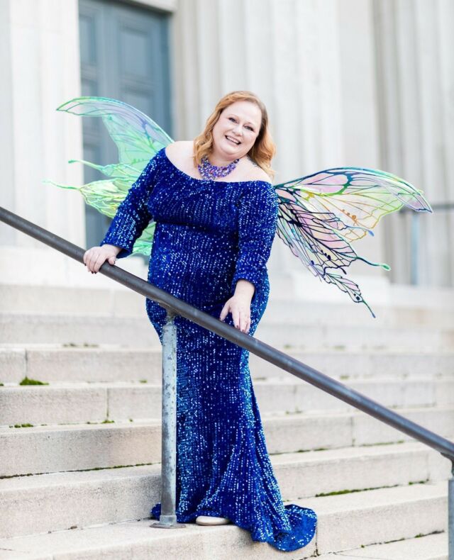 ***SNEAK PEEK***⁠
⁠
Rhonda booked a glamour session to celebrate her 50th birthday! She actually showed up with her own gowns, worried that nothing I had would fit. She chose 1 of hers, and 2 of mine, and I am just loving her in these jewel tones. Rhonda had all the upgrades, including the fairy wings, smoke bombs, and head shots, one of which was too bada$$ not to include! Rhonda is such a gorgeous person and was a ray of sunshine, we had a blast during her portrait session! ❤⁠
⁠
Hair & Makeup by Crystal Golden